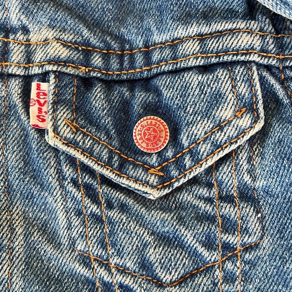 Vintage Levi - denim jacket, 18m, very rare red label - Picture 8 of 10
